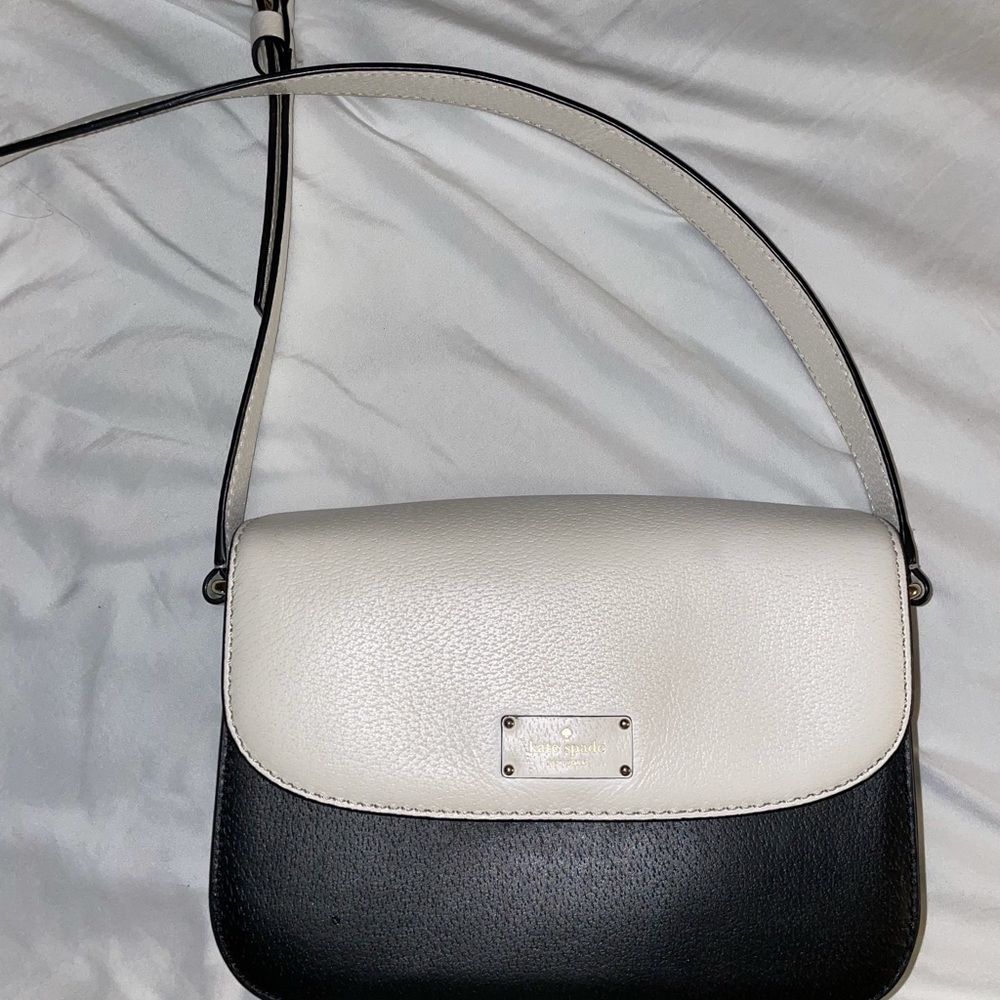 Black and white Kate Spade Crossbody